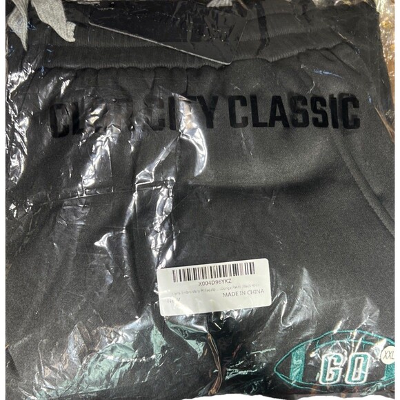 Clor City Philadelphia Eagles Lounge Pants Black Mens XXL Run Small Father's Day - Picture 7 of 7